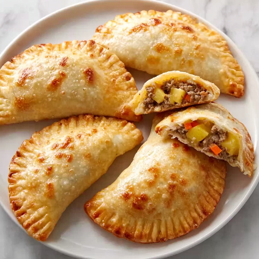 Homemade Beef or Chicken Empanadas with Spiced Filling Recipe - Recipe Image
