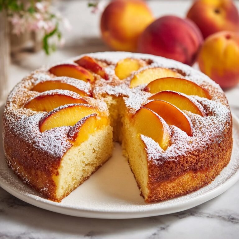 Fresh Peach Cake Recipe
