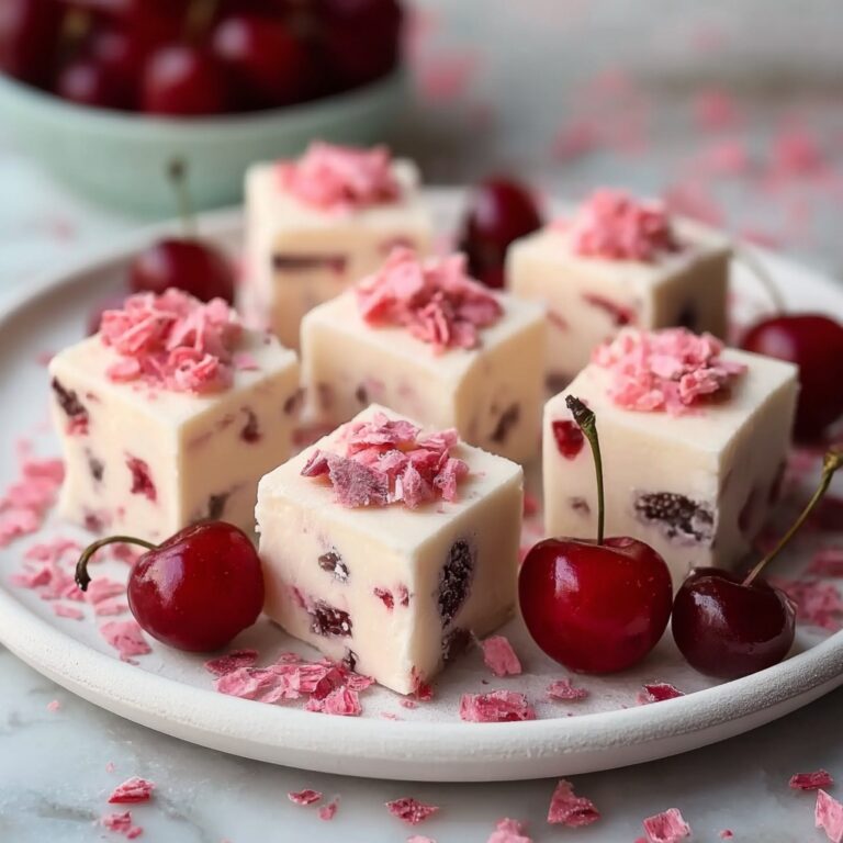 White Chocolate Cherry Fudge Recipe