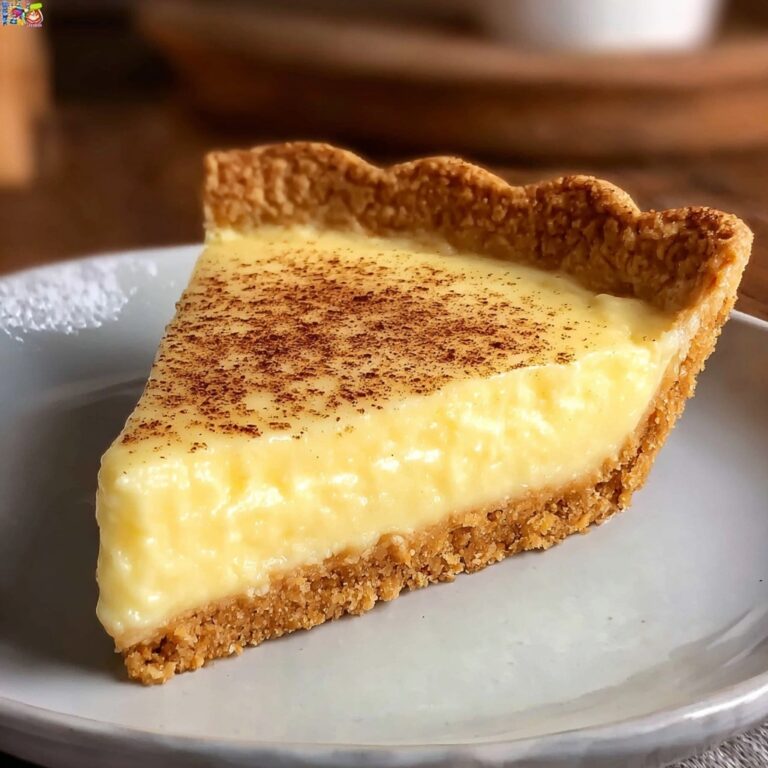 Egg Custard Pie Recipe