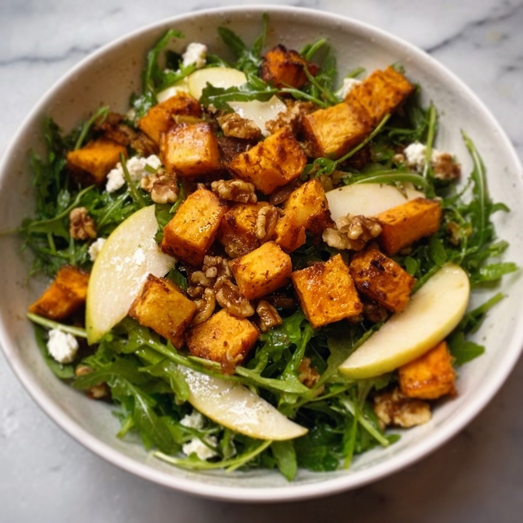Roasted Butternut Squash Apple Salad Recipe - Recipe Image