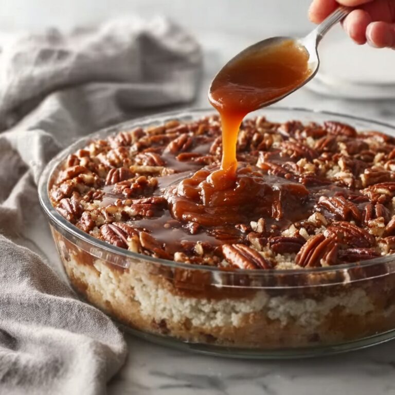 Caramel Pecan Dump Cake Recipe