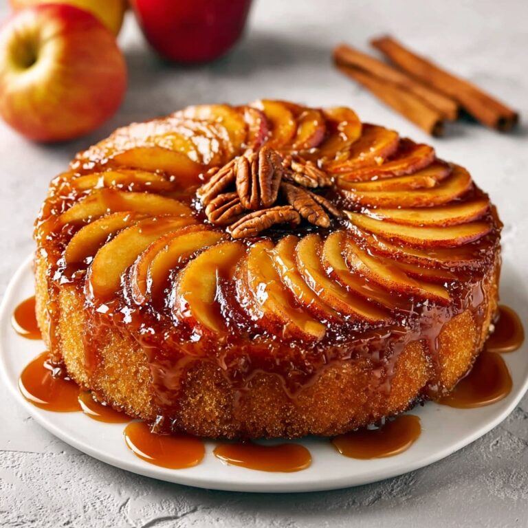 Caramel Apple Upside Down Cake Recipe