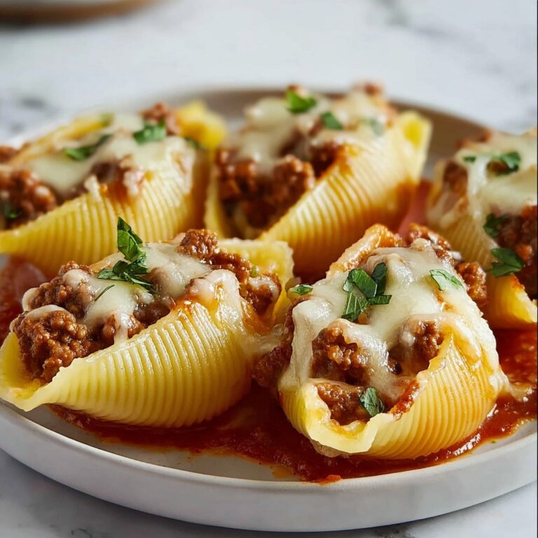 Beef Stuffed Shells Recipe