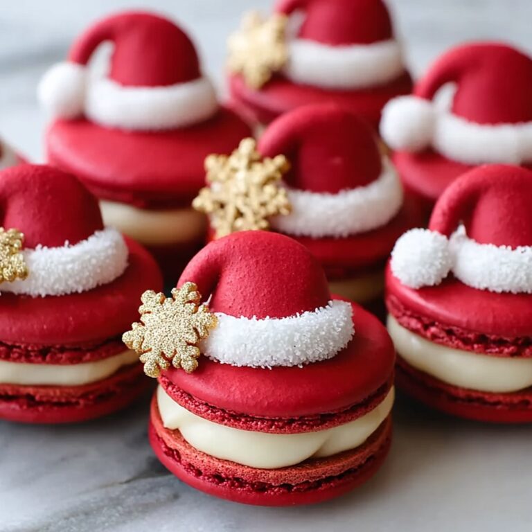 Delicious Santa Claus Macarons: Perfect for Holiday Cheer Recipe