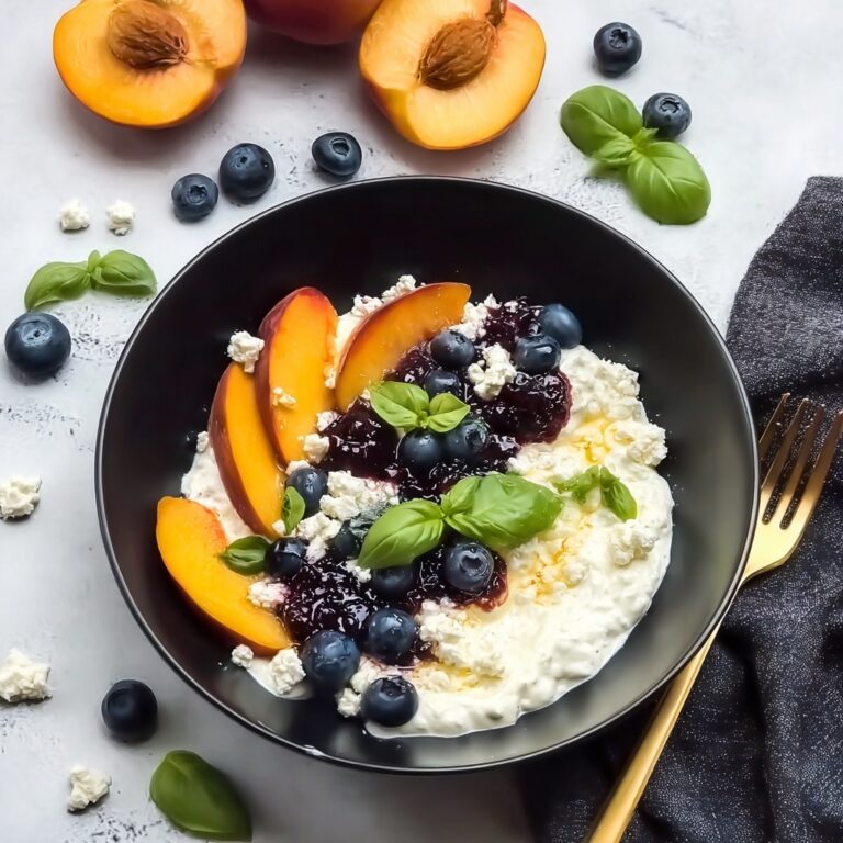 Blueberry Peach Feta Salad Recipe