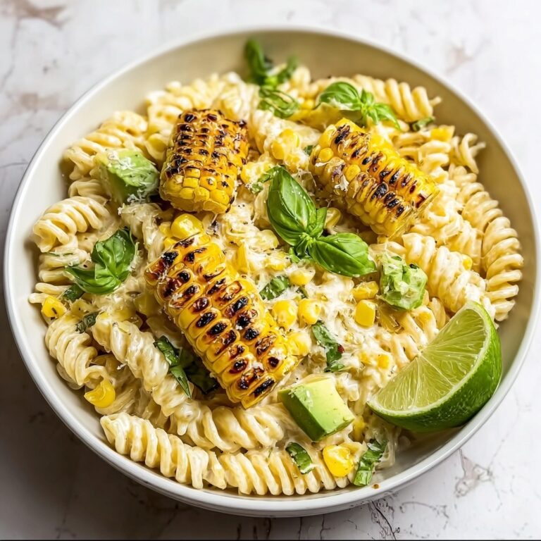 Creamy Street Corn Pasta Salad Recipe