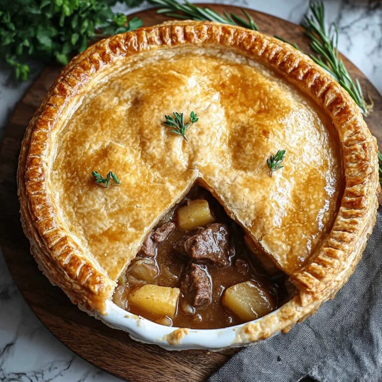 Classic Steak Pie: Cozy Comfort Food Adventure Recipe