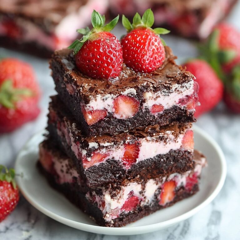 Strawberry Brownies Recipe