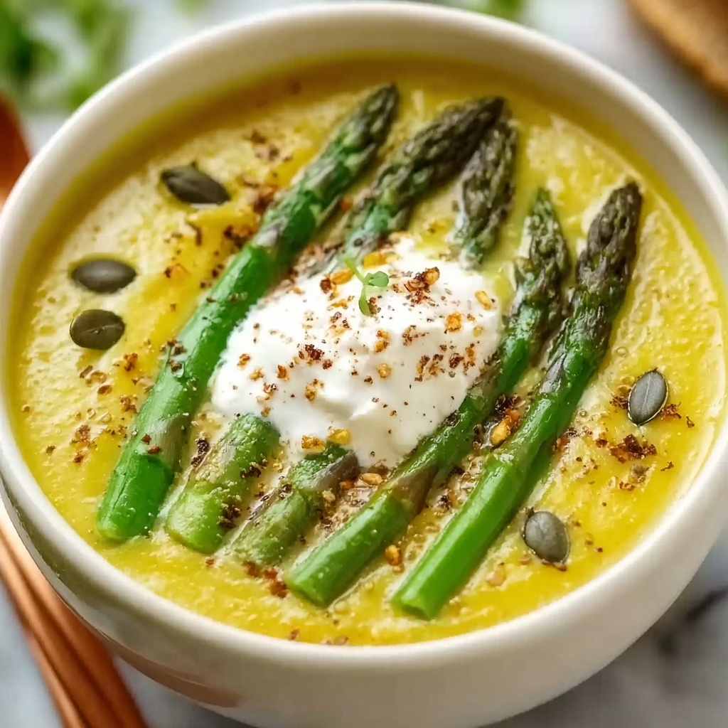Creamy Asparagus Soup Recipe - Recipe Image