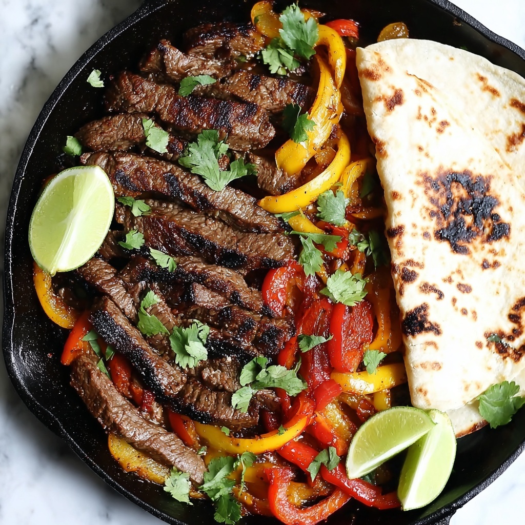 Flank Steak Fajitas: Quick, Delicious, and Customizable Feast Recipe - Recipe Image