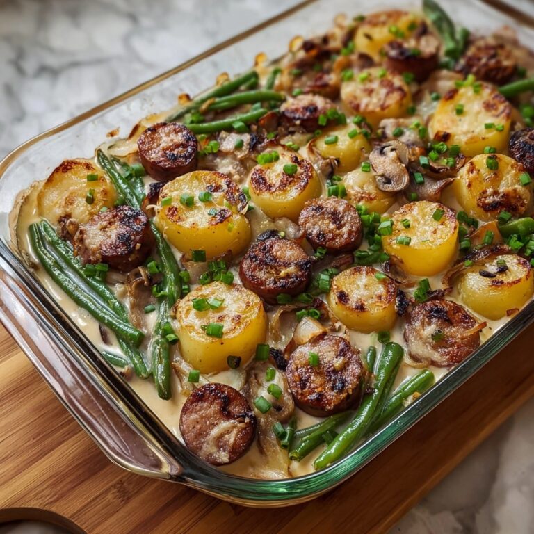 Sausage, Green Bean, and Potato Casserole Recipe