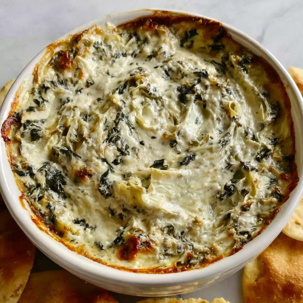 Creamy Spinach and Artichoke Dip Recipe - Recipe Image