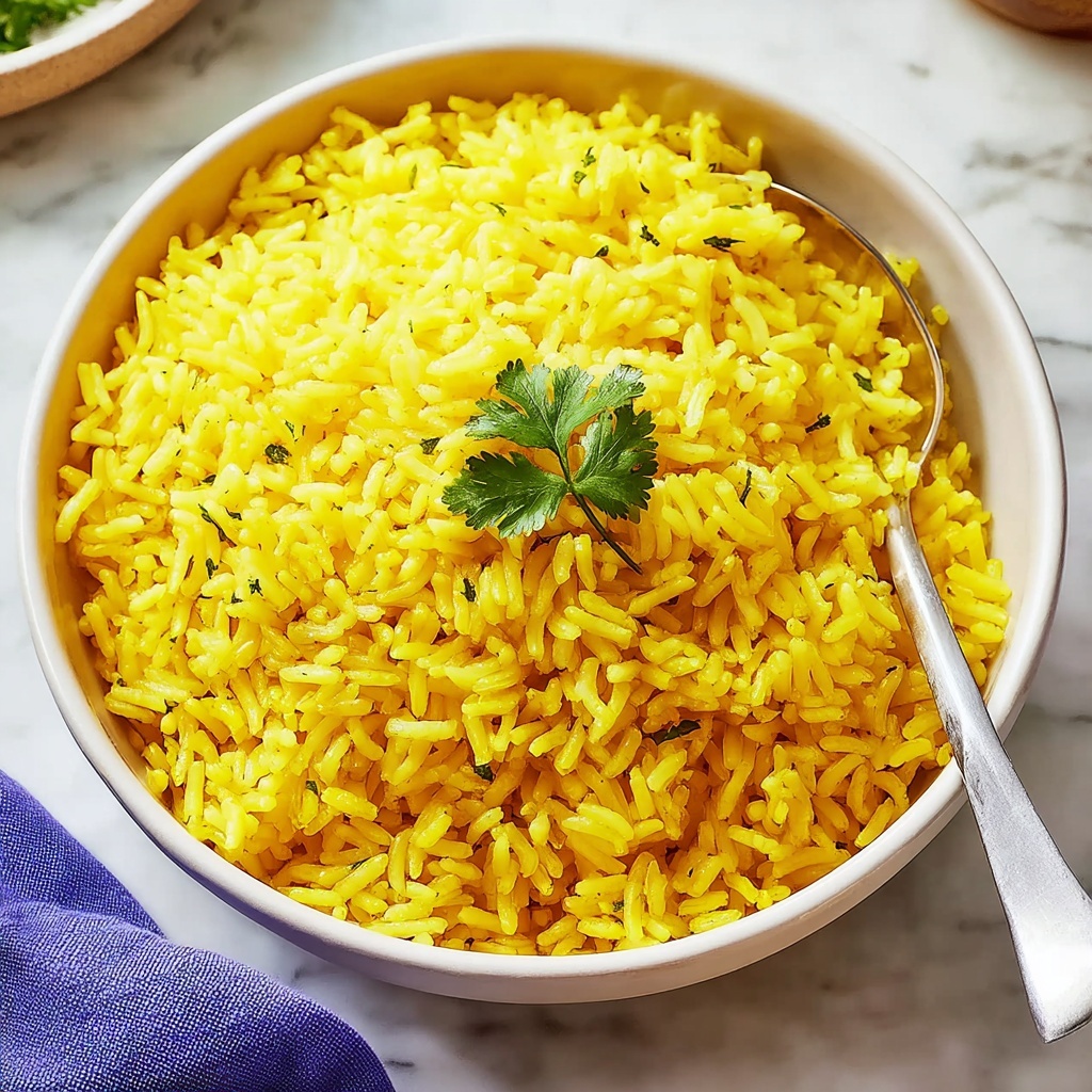 Delicious Turmeric Rice: A Quick Flavor Boost for Dinner Recipe - Recipe Image