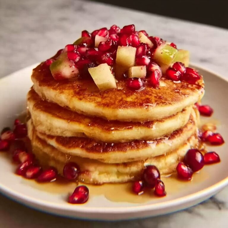 Spiced Cranberry Apple Pancakes Recipe