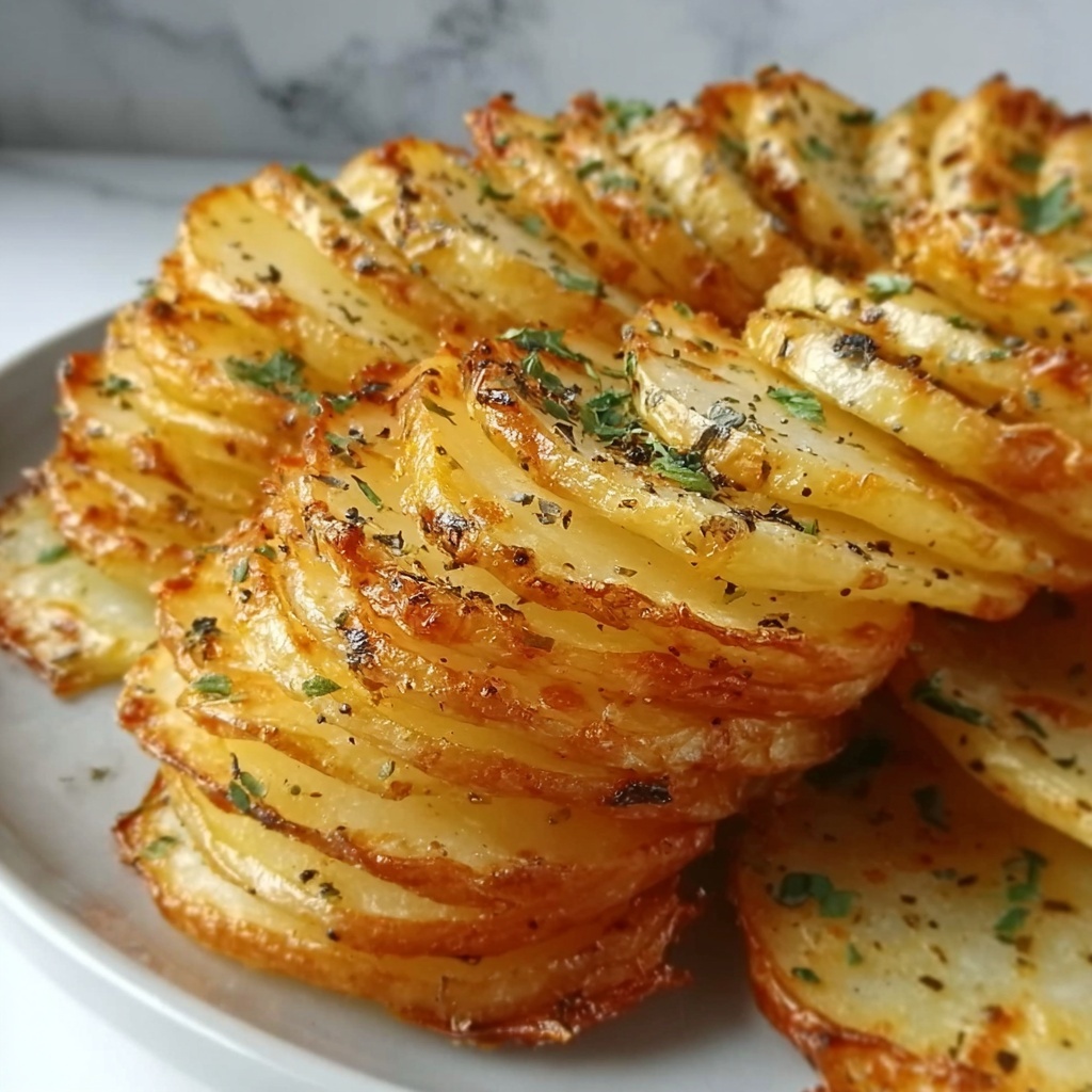 Crispy Air Fryer Sliced Potatoes Recipe - Recipe Image