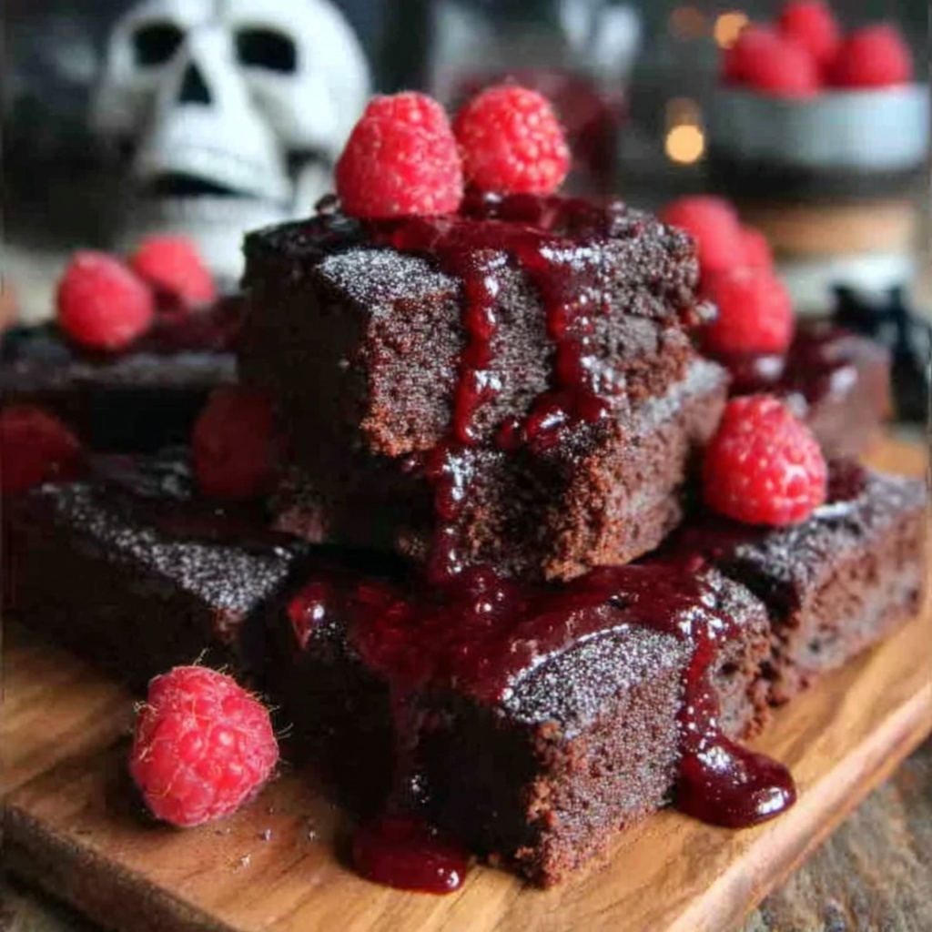 Vampire Bite Brownies Recipe - Recipe Image