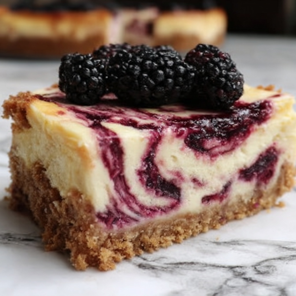Blackberry Cheesecake Recipe - Recipe Image